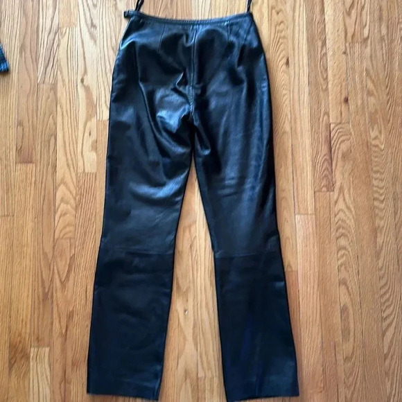 Wilson’s Leather Pelle Studio sz 8 leather pants trousers excellent pre owned - Picture 6 of 6